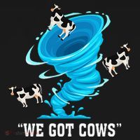We Got Cows Funny Tornado Chaser Love Chasing Tornados Kids Sweatshirt thumb 2