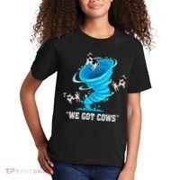 We Got Cows Funny Tornado Chaser Love Chasing Tornados Kids T-Shirt thumb 2