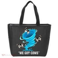 We Got Cows Funny Tornado Chaser Love Chasing Tornados Tote Bag thumb 0