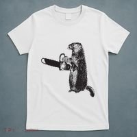 Woodchuck Groundhog Day Could Chainsaw Wood T-Shirt thumb 5