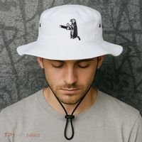 Woodchuck Groundhog Day Could Chainsaw Wood Bucket Hat thumb 2