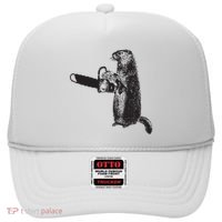 Woodchuck Groundhog Day Could Chainsaw Wood Hat thumb 0