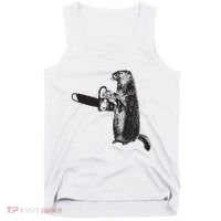 Woodchuck Groundhog Day Could Chainsaw Wood Tank Top thumb 0