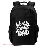 Worlds Greatest Dad Funny Cute Father Day Backpack thumb 0