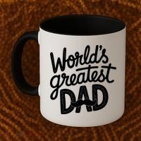 Worlds Greatest Dad Funny Cute Father Day Coffee Mug thumb 2