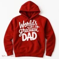 Worlds Greatest Dad Funny Cute Father Day Hoodie thumb 0