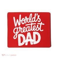 Worlds Greatest Dad Funny Cute Father Day Mousepad thumb 0