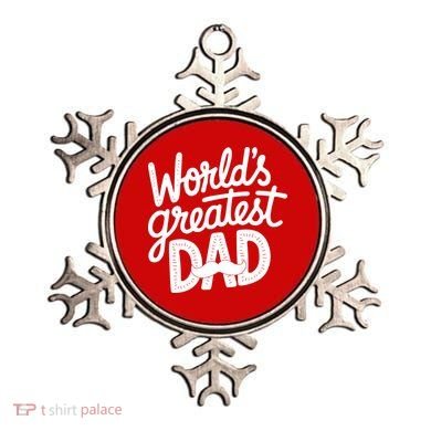 Worlds Greatest Dad Funny Cute Father Day Ornament