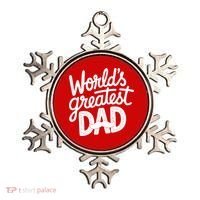 Worlds Greatest Dad Funny Cute Father Day Ornament thumb 0