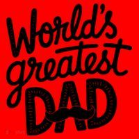 Worlds Greatest Dad Funny Cute Father Day Santa Hat thumb 1