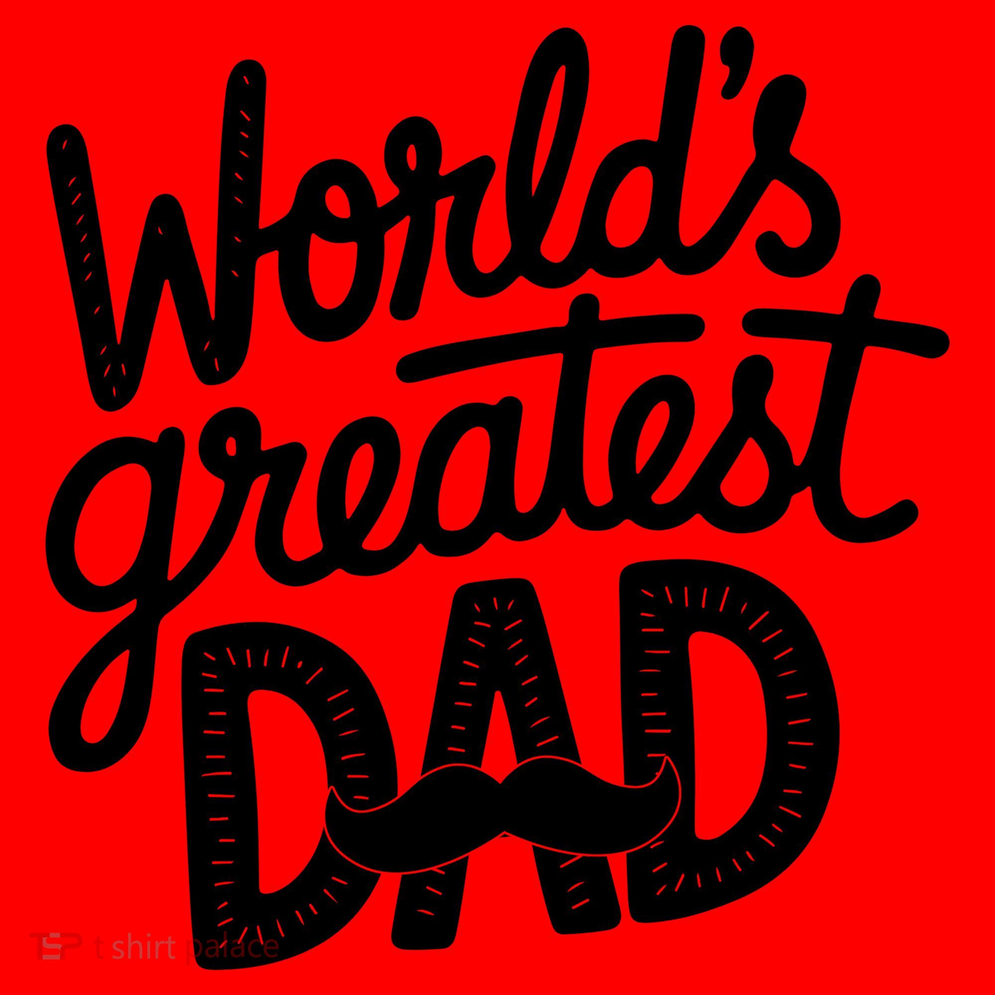 Worlds Greatest Dad Funny Cute Father Day Santa Hat