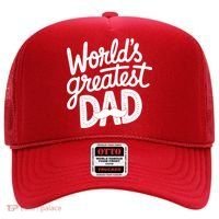 Worlds Greatest Dad Funny Cute Father Day Hat thumb 0