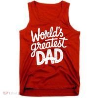 Worlds Greatest Dad Funny Cute Father Day Tank Top thumb 0