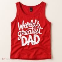 Worlds Greatest Dad Funny Cute Father Day Tank Top thumb 2