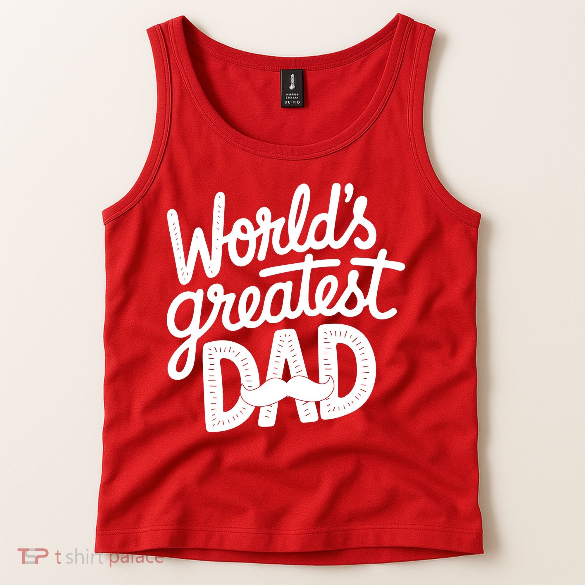 Worlds Greatest Dad Funny Cute Father Day Tank Top