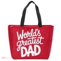 Worlds Greatest Dad Funny Cute Father Day Tote Bag thumb 0