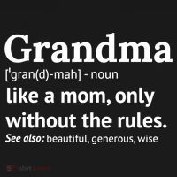 Womens Grandma Definition Shirt Funny Gift For Grandmother TShirt Women's Tank Top thumb 5