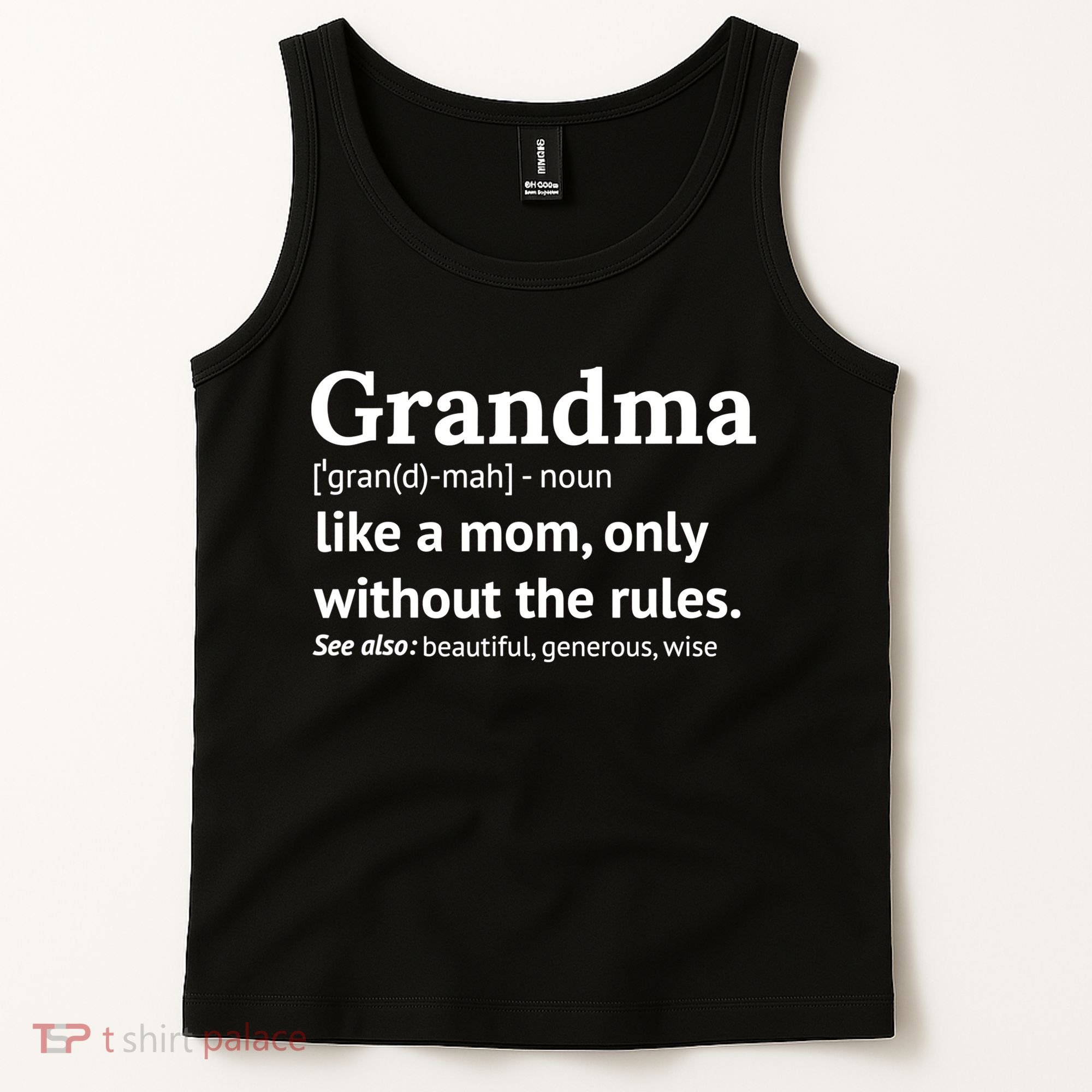 Womens Grandma Definition Shirt Funny Gift For Grandmother TShirt Tank Top