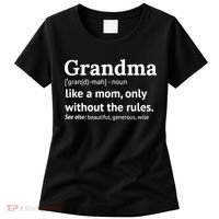 Womens Grandma Definition Shirt Funny Gift For Grandmother TShirt Women's T-Shirt thumb 0