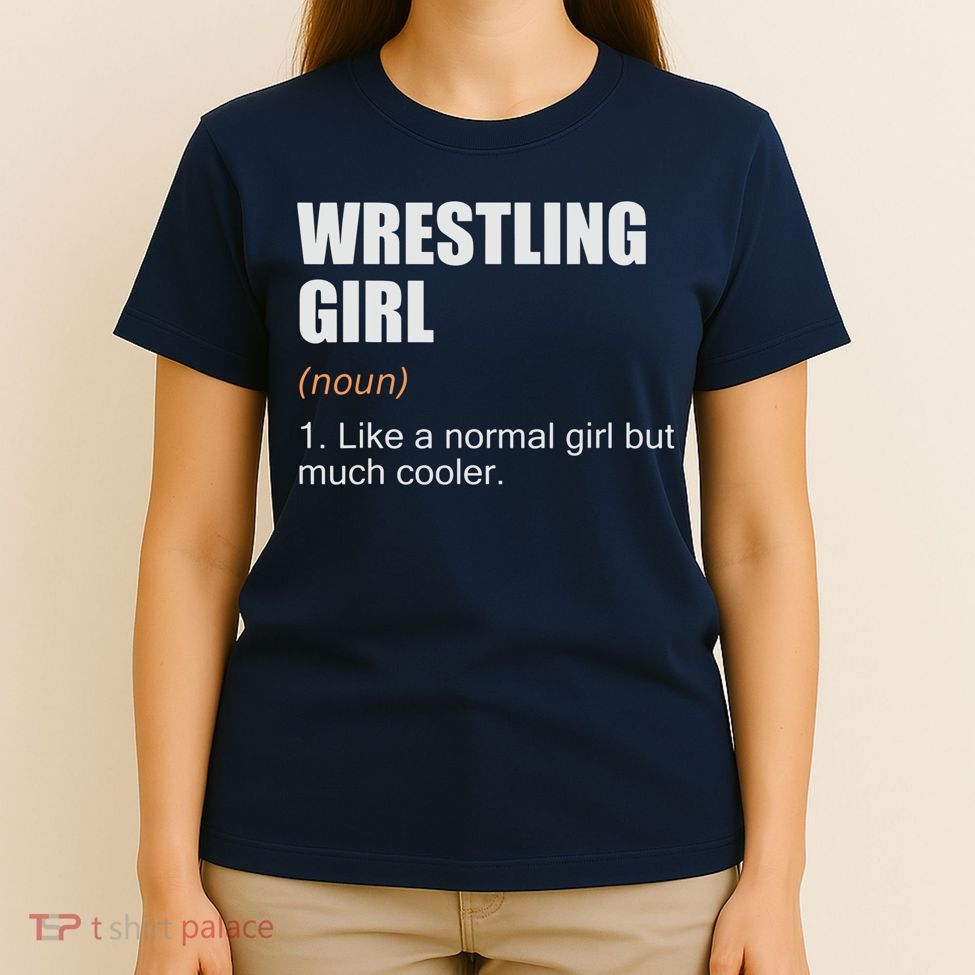 Wrestling Girl Definition Funny Wrestling Girl T-Shirt