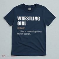 Wrestling Girl Definition Funny Wrestling Girl T-Shirt thumb 5