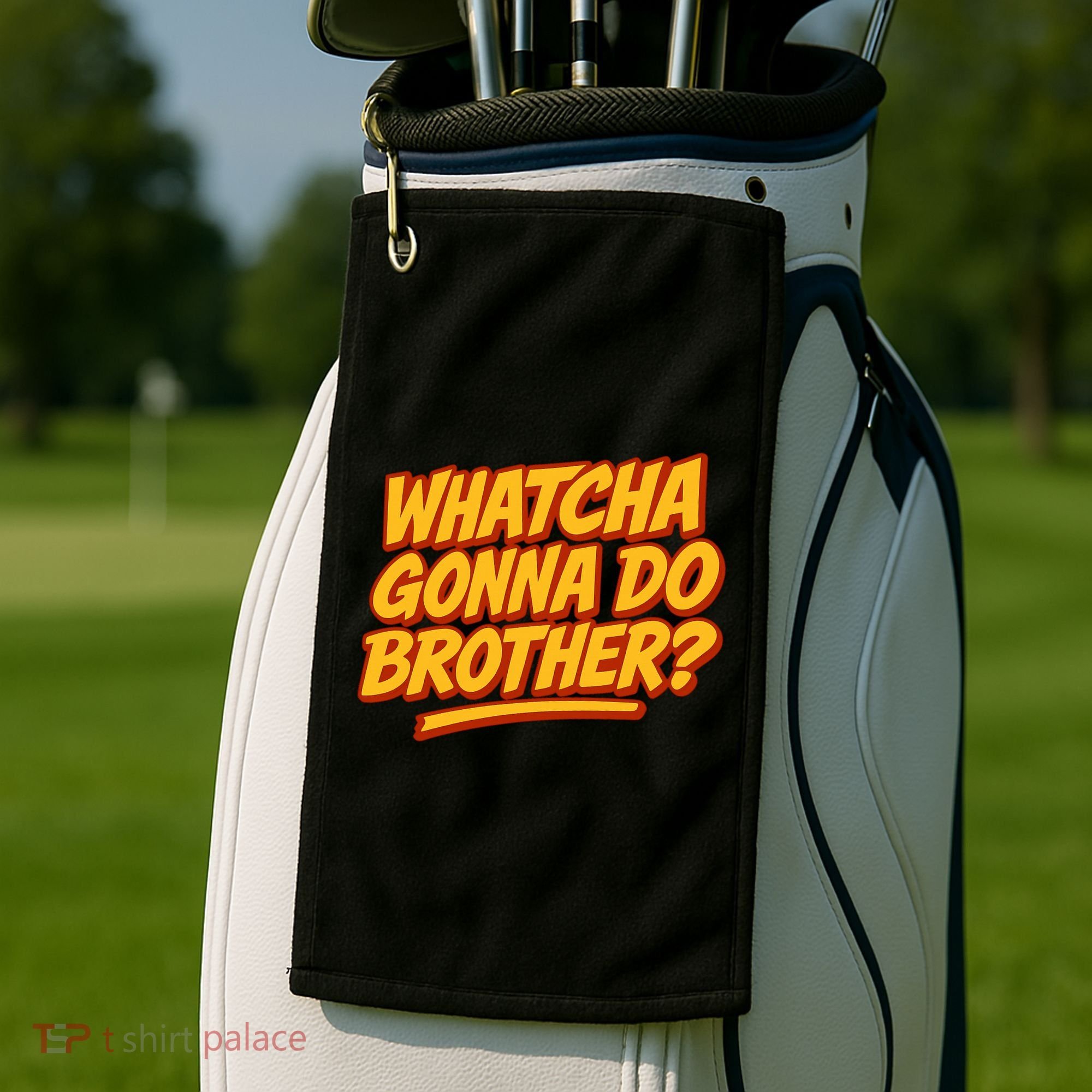 Whatcha Gonna Do Brother? Golf Towel