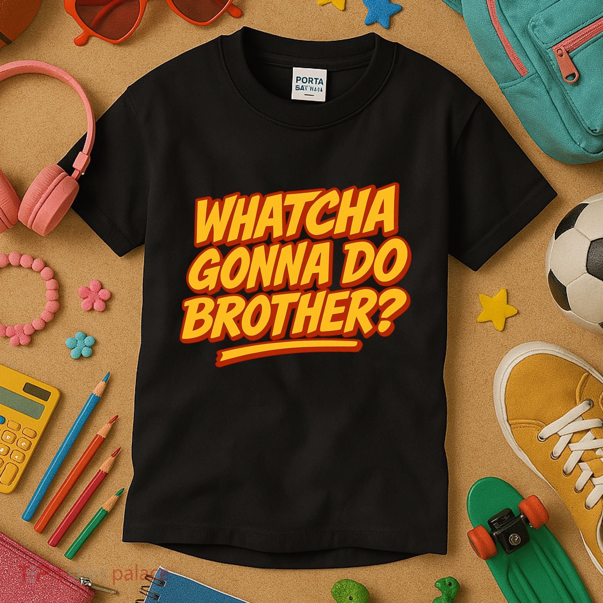 Whatcha Gonna Do Brother? Kids T-Shirt