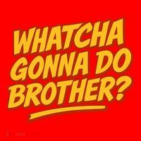 Whatcha Gonna Do Brother? Santa Hat thumb 1