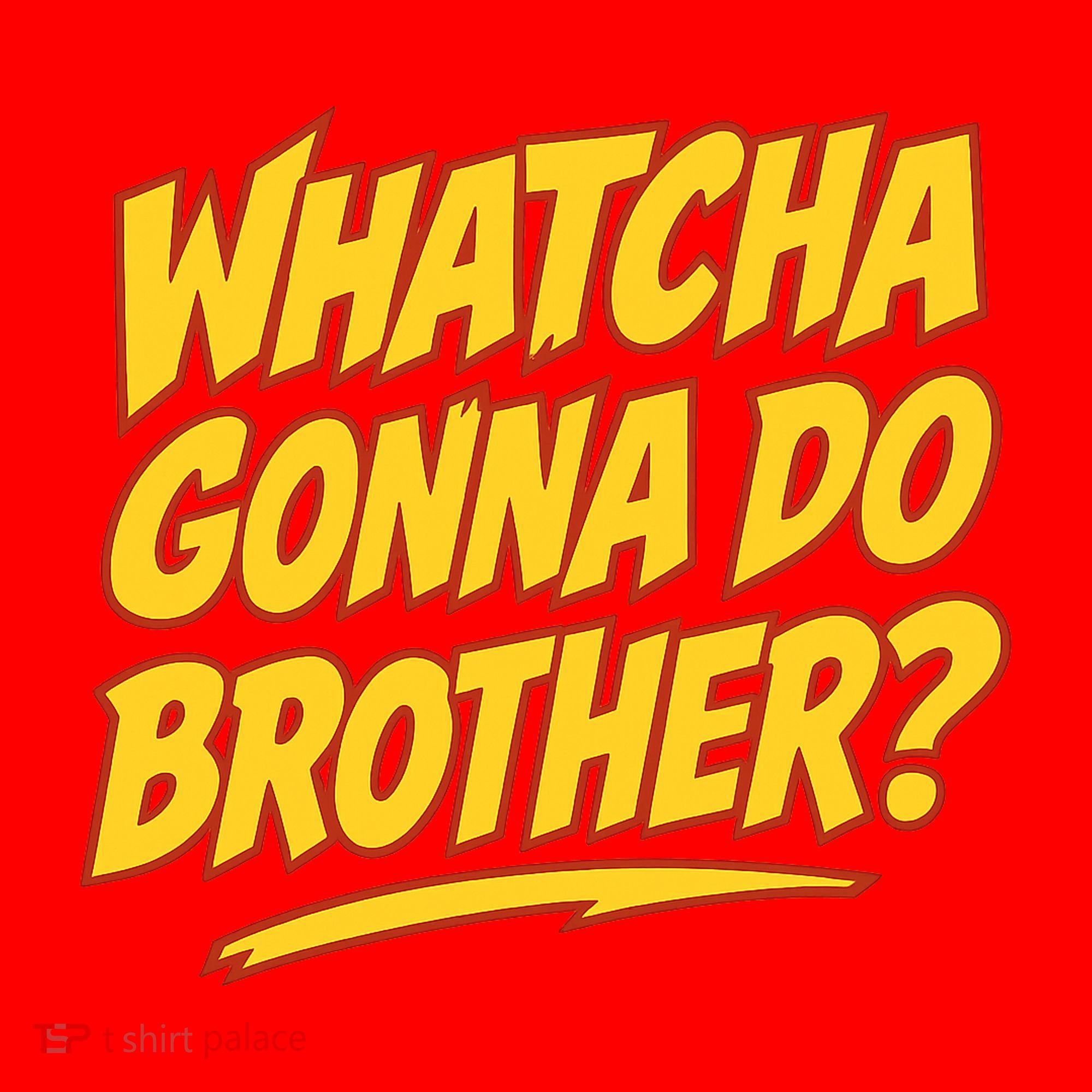 Whatcha Gonna Do Brother Santa Hat