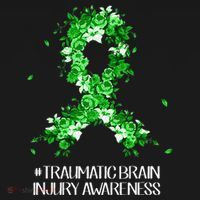 Wear Green Flower Ribbon Traumatic Brain Injury Awareness Sweatshirt thumb 3