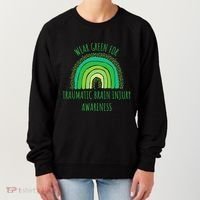 Wear Green For Traumatic Brain Injury Awareness Month Women's Sweatshirt thumb 0