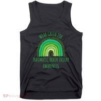 Wear Green For Traumatic Brain Injury Awareness Month Tank Top thumb 0