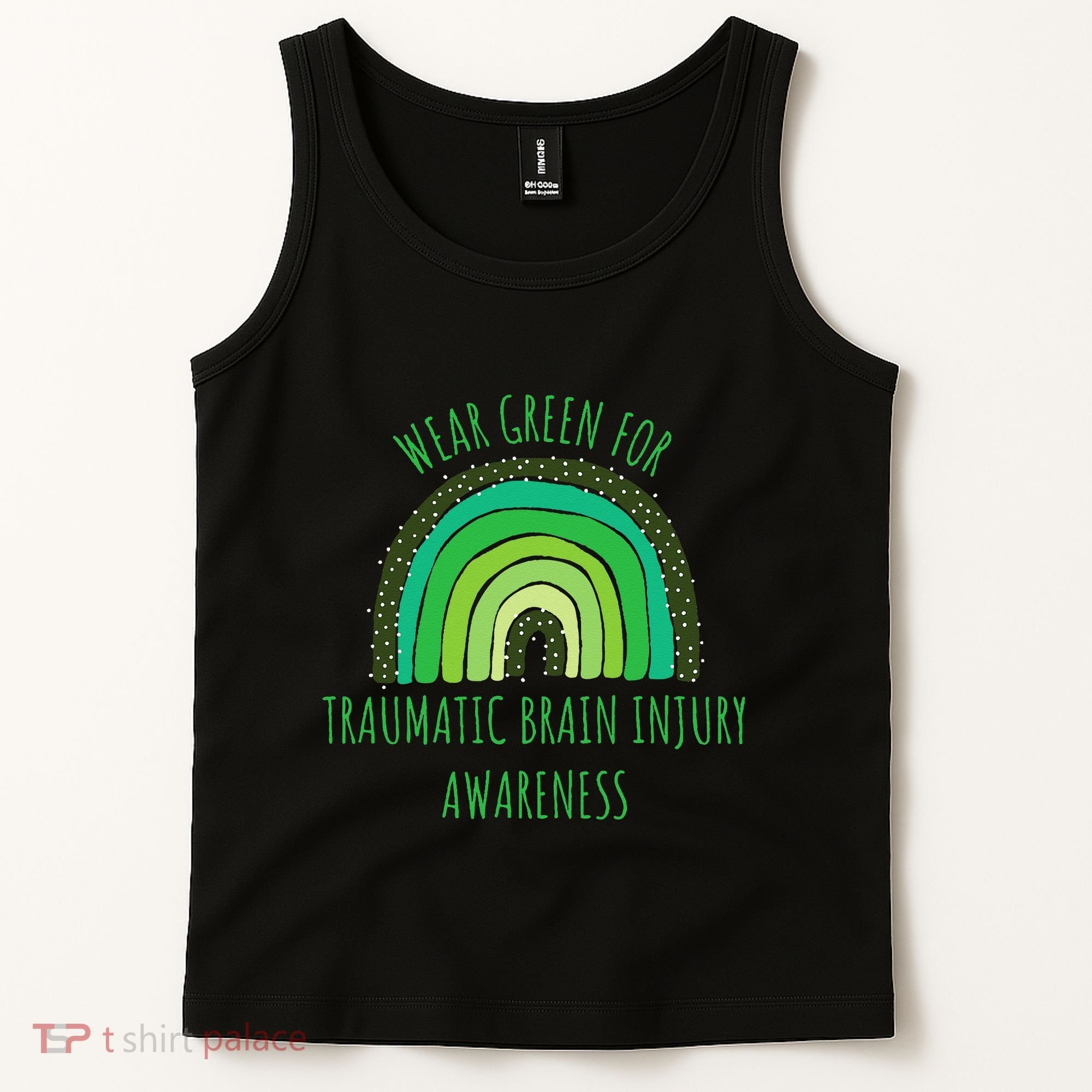 Wear Green For Traumatic Brain Injury Awareness Month Tank Top