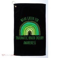 Wear Green For Traumatic Brain Injury Awareness Month Golf Towel thumb 0