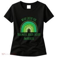 Wear Green For Traumatic Brain Injury Awareness Month Women's T-Shirt thumb 0