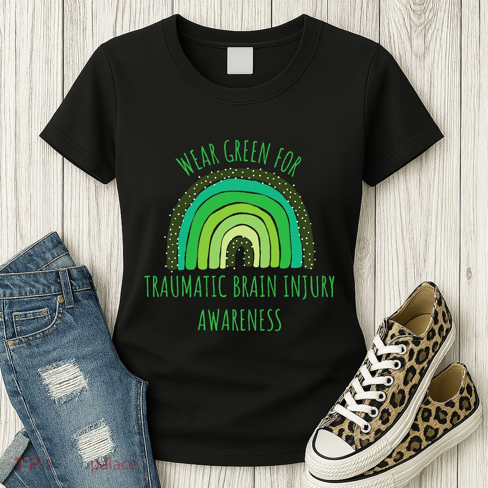 Wear Green For Traumatic Brain Injury Awareness Month Women's T-Shirt
