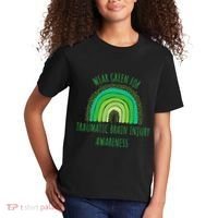 Wear Green For Traumatic Brain Injury Awareness Month Kids T-Shirt thumb 2