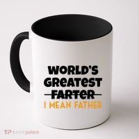 World's Greatest Farter I Mean Father Funny Coffee Mug thumb 0