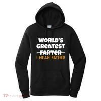 World's Greatest Farter I Mean Father Funny Women's Hoodie thumb 0