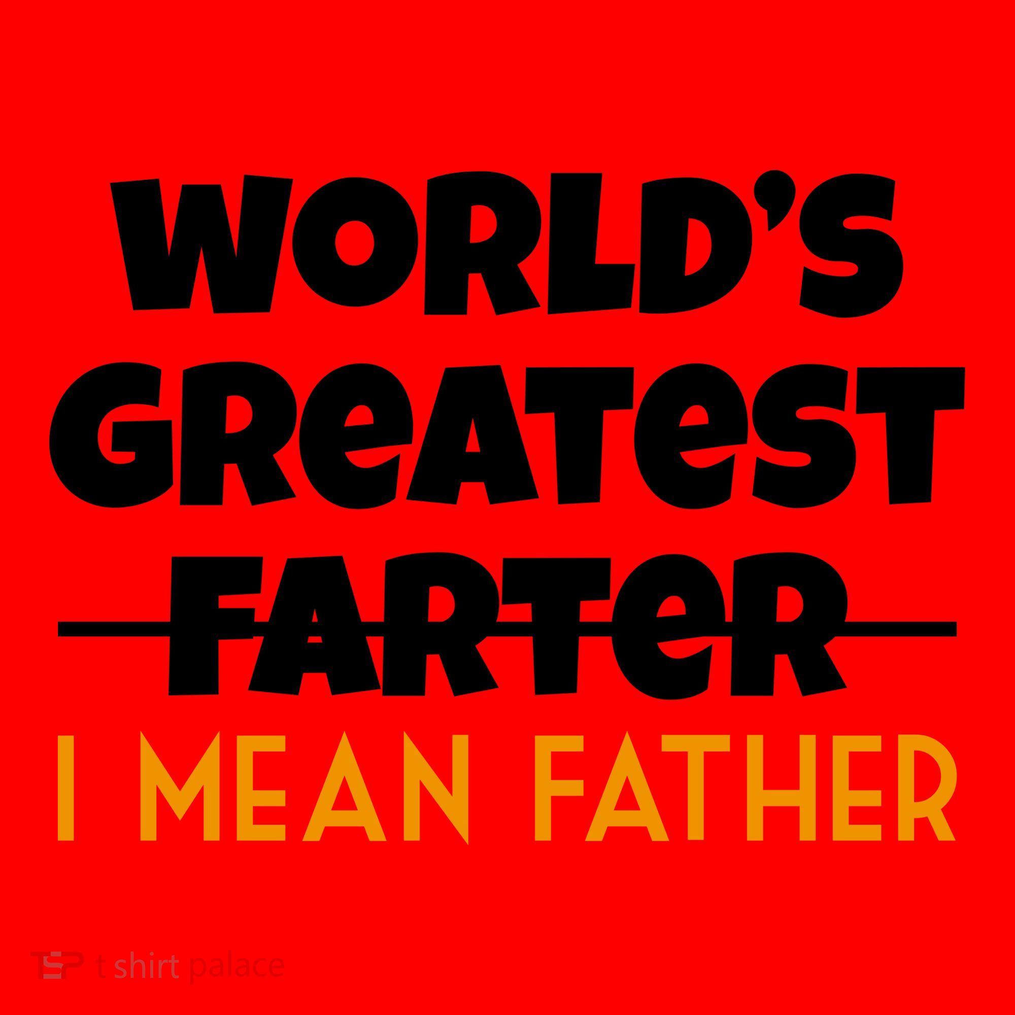 World's Greatest Farter I Mean Father Funny Santa Hat