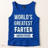 Worlds Greatest Farter I Mean Father Funny Gift Tank Top thumb 2