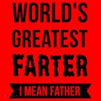 Worlds Greatest Farter I Mean Father Funny Gift Santa Hat thumb 1