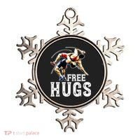 Wrestling Gift Funny Free Hugs Wrestling Cute Gift Ornament thumb 0