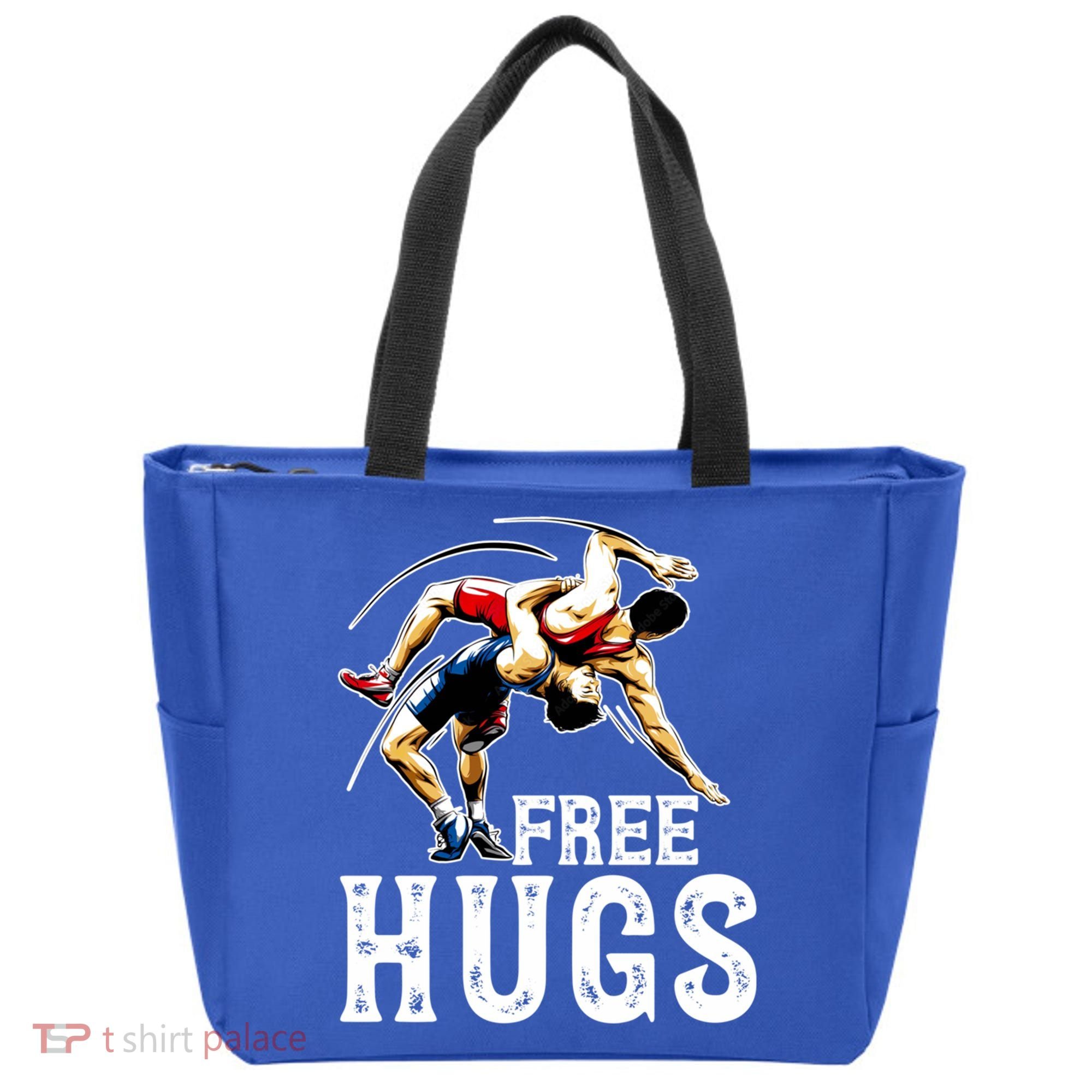 Wrestling Gift Funny Free Hugs Wrestling Cute Gift Tote Bag