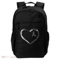Wear Grey For Brain Tumor Awareness Brain Cancer Cool Gift Backpack thumb 0