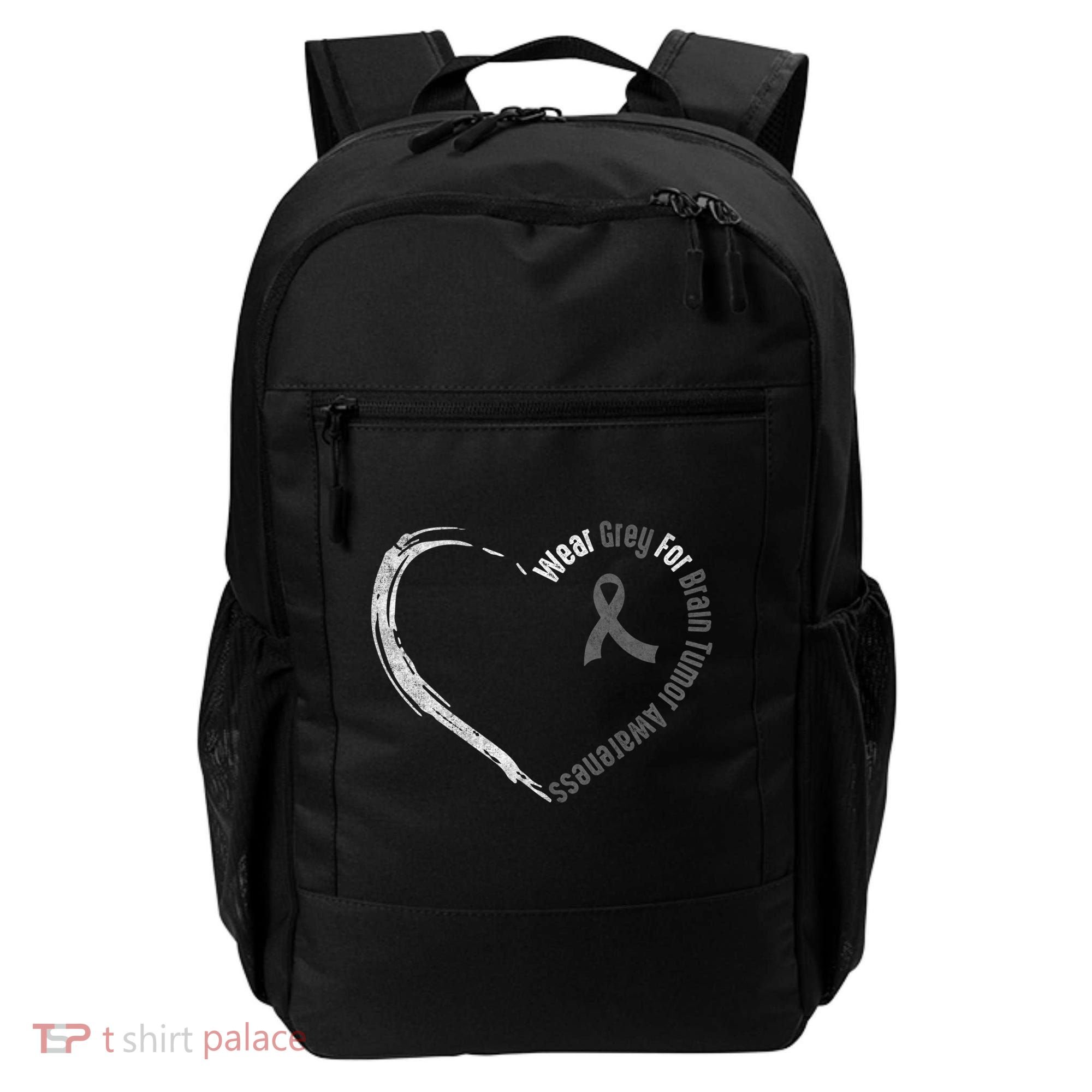 Wear Grey For Brain Tumor Awareness Brain Cancer Cool Gift Backpack