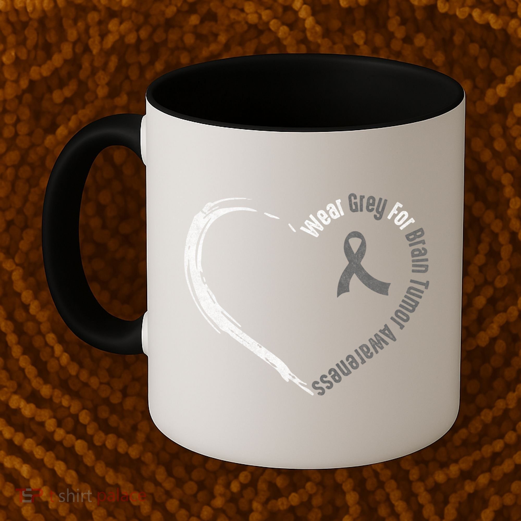 Wear Grey For Brain Tumor Awareness Brain Cancer Cool Gift Coffee Mug