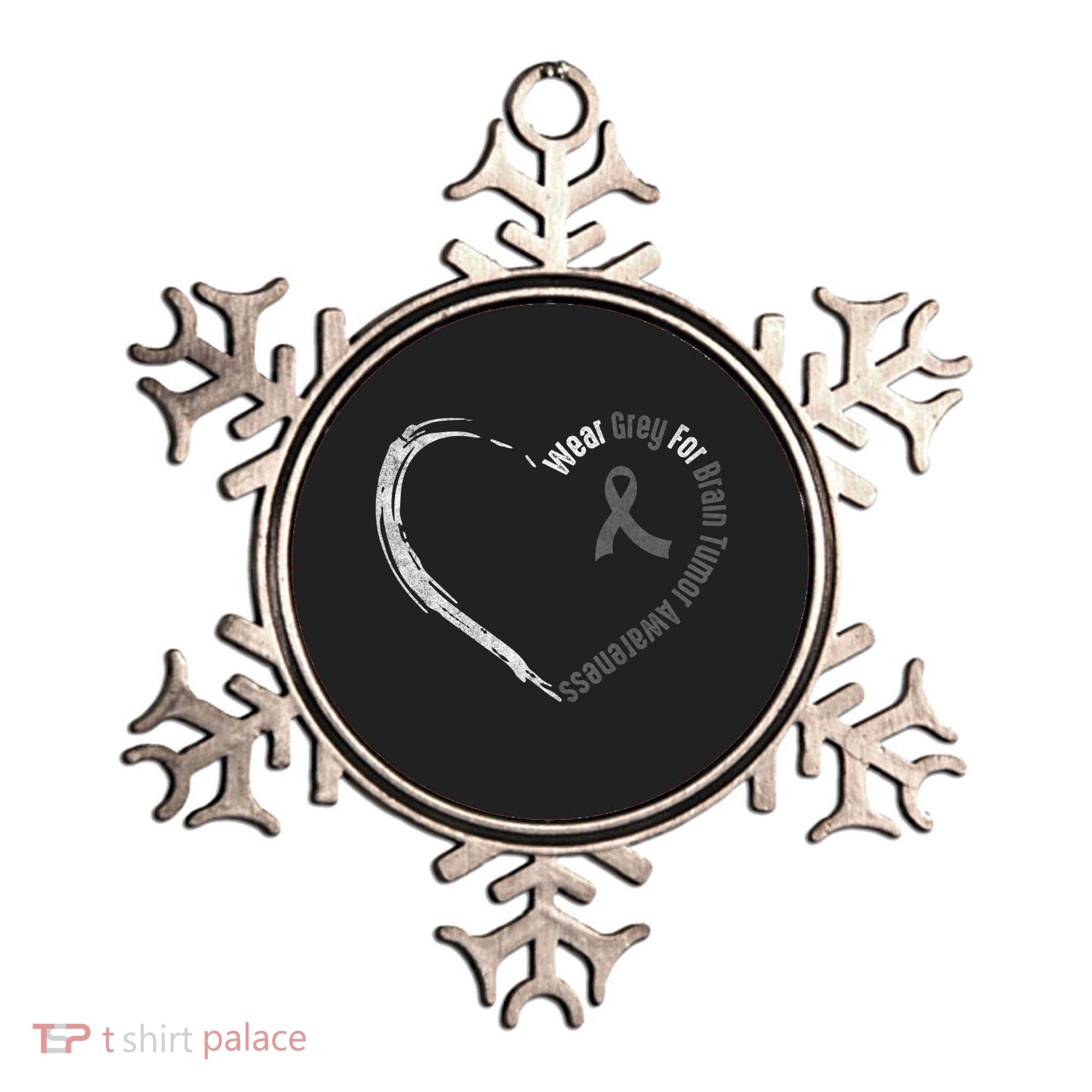 Wear Grey For Brain Tumor Awareness Brain Cancer Cool Gift Ornament