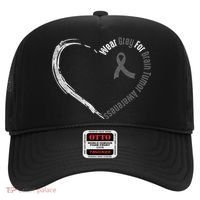 Wear Grey For Brain Tumor Awareness Brain Cancer Cool Gift Hat thumb 0