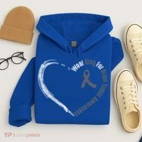 Wear Grey For Brain Tumor Awareness Brain Cancer Cool Gift Hoodie thumb 4